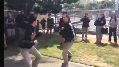 Csgo pro 'Stewie2k' (left) gets knocked out.