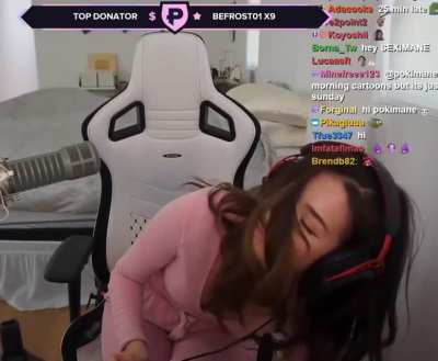 Poki's cleavage