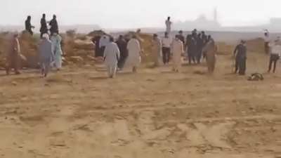 Bahria admin has opened fire on the local people of Kathore & Gadap, who are resisting the land grabbing of Bahria Karachi.
