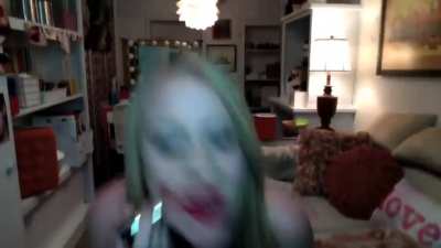 Girl's makeup tutorial is interrupted by Dr Zomboss
