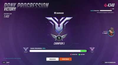 Finally hit champ!