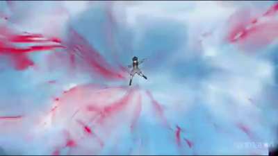Darling in the franxx opening but its crossing field