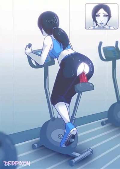 Bike riding wii fit trainer