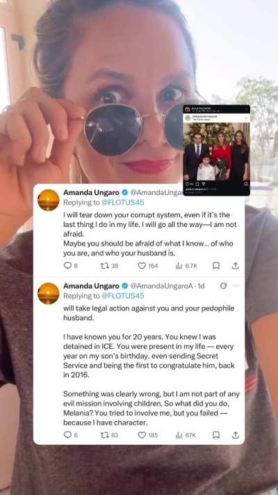 Amanda Ungaro, the reason behind the Melania speech yesterday.