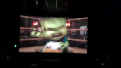 Theatre reaction to "Chicken Jockey"