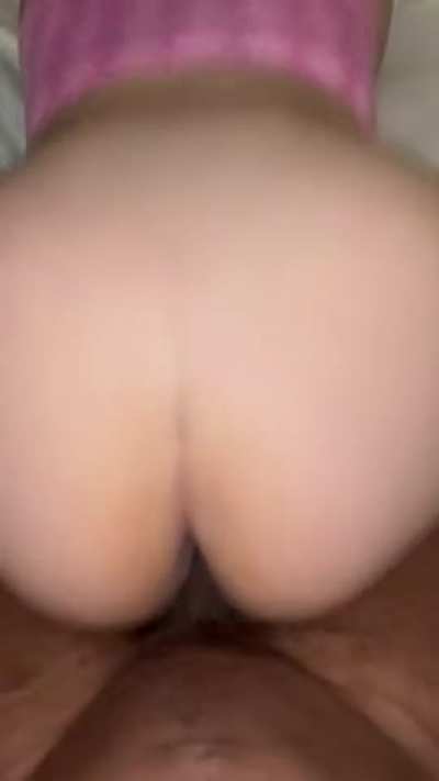 This Hotwife gets all wet when she takes my cock in doggey while slowly increasing the tempo