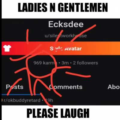 Please laugh