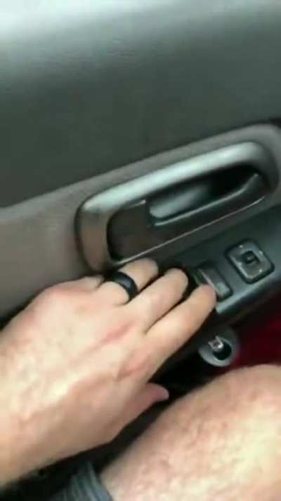 "Could you lower your window, please?"