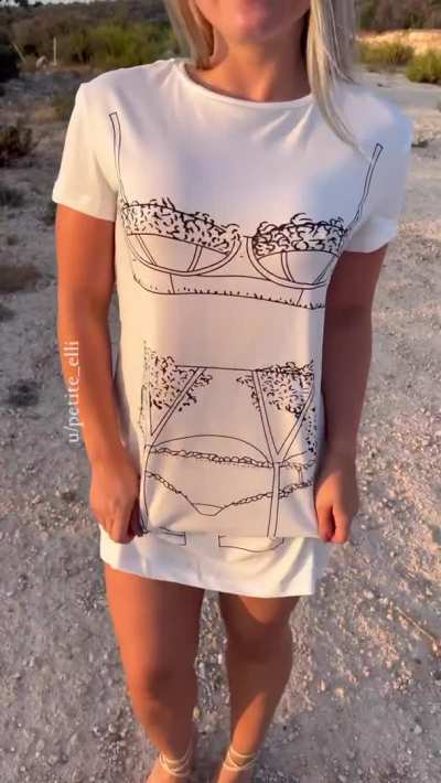 A fun shirt, but what&rsquo;s under it is even more fun. Trust me with this :)