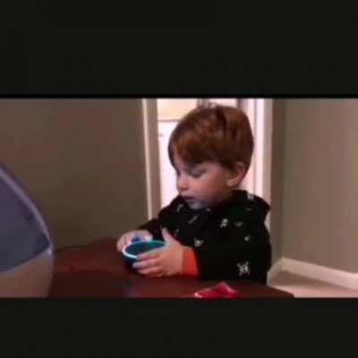 The devil is inside this kid