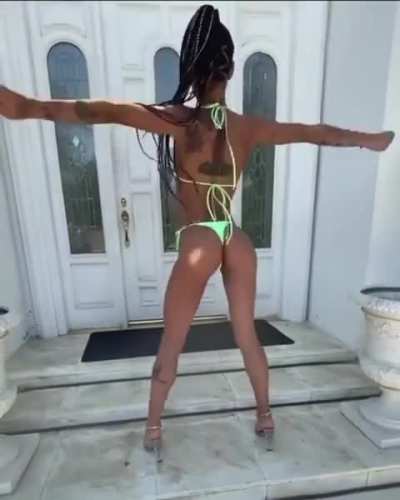 twerk in thong