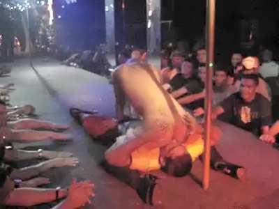 Public, stripper dance to facesitting, Fernandinha Fernandez