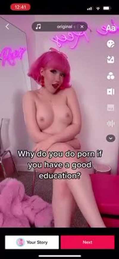 Because I love being a slut? Is that not obvious?