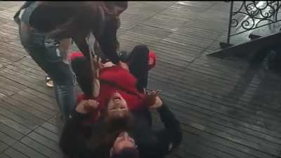 Mainstream Tickles. Held Down And Tickled By Many