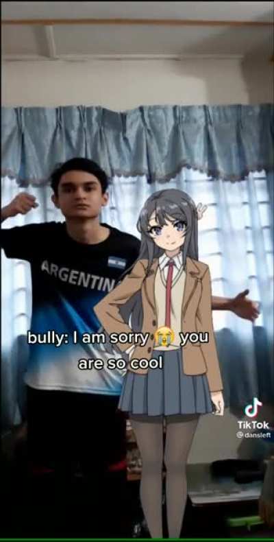 Absolute stud shows the bully what&rsquo;s what by having a hot girlfriend.