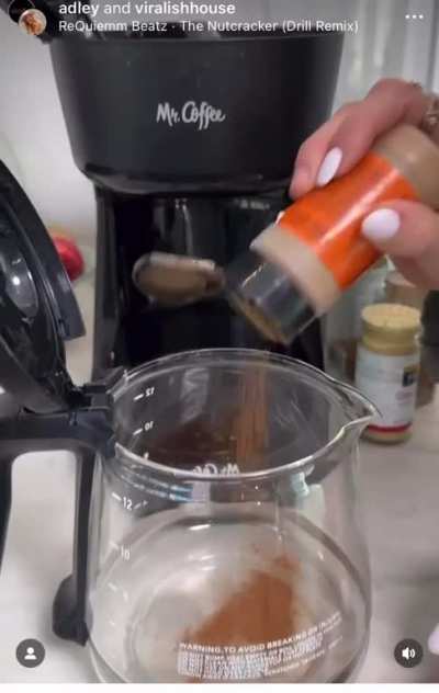 Coffee Maker Scrambled Egg Nog. Looks&hellip; chunky