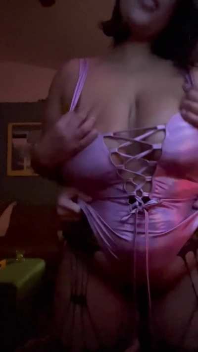 Rang in the new year with my wife at home. Her outfit reminded me of the little rave slut she used to be 9 years ago. I couldn&rsquo;t keep my eyes or hands off of her 🥵
