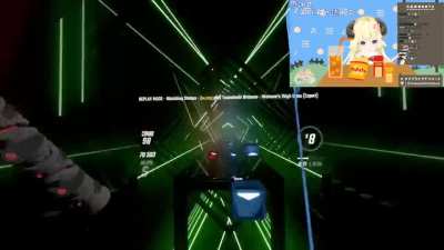 Beat Saber Beatmap of Watame&rsquo;s Thigh Drum Performance