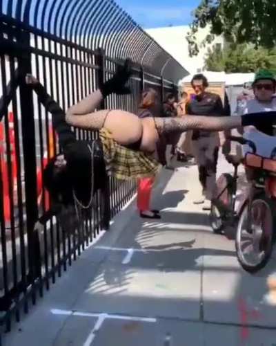 I hope this counts as "being weird in public"