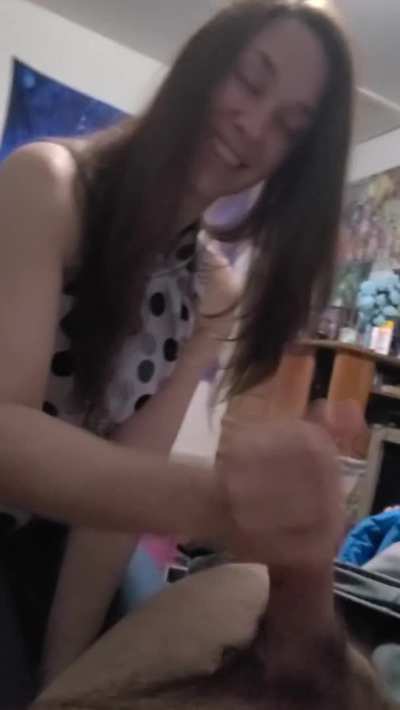 Making Him Cum Made Her So Happy