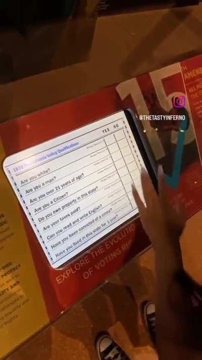 No voting for you