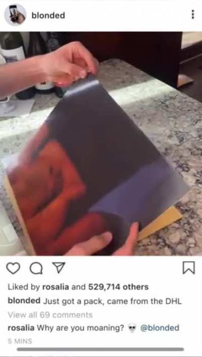 Damn, even Frank is excited his came 😅