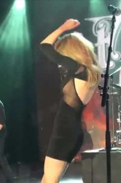 From the side