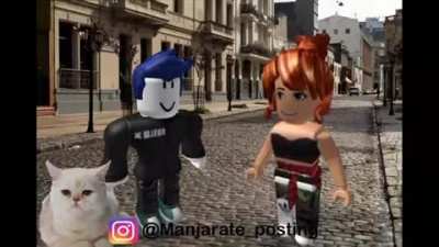 Mientras tanto la chica de pelo azul 😔👌