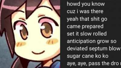 She only listens to REAL music smh