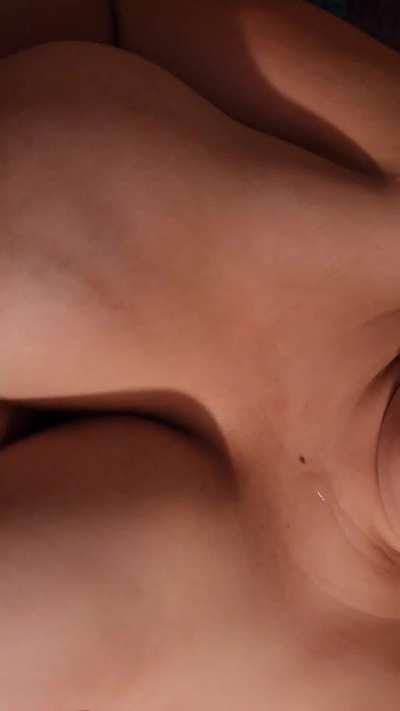 Watch my massive tits bounce and jiggle over his cock 
