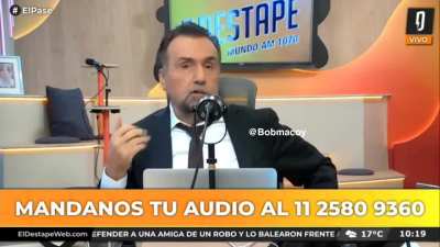 Roberto Navarro enojado con La Cámpora conducida por Maximo Kirchner, lo acusa de querer sacar del aire al Destape...