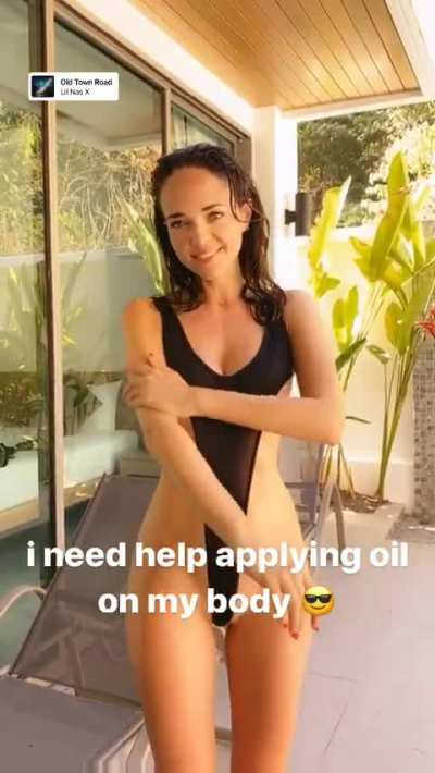 She needs some help