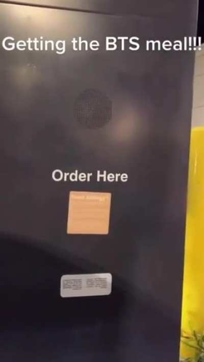 Getting the BTS meal!!!!!