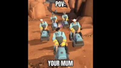 Me and the goblineers off to visit your mother!
