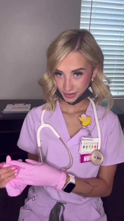 I&rsquo;ll be the nurse and you can be the doctor 😉
