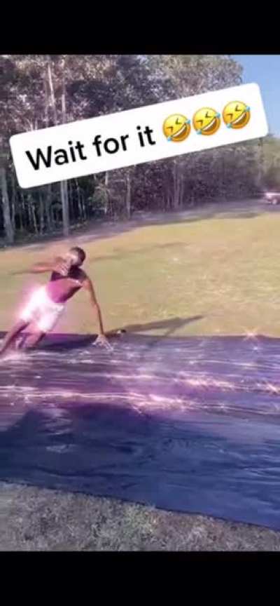 Trying To slide standing up
