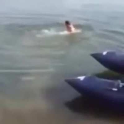 Skinny dipping gone wrong