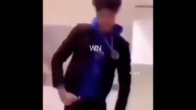 Blue gang moment