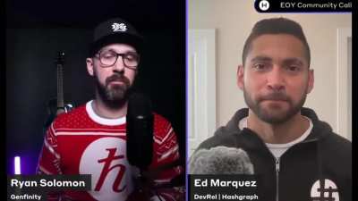 ed__marquez Head of Dev Relations at Hashgraph on Etheruem Virtual machine compatibiliy on $HBAR and the importance of interoperability:" Developers can easily cross-deploy their applications or completely migrate out of chains that may be suffering perfo