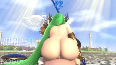 Palutena riding