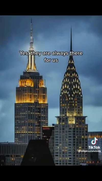 "The Empire State Building Talks to Its Old Self."😢