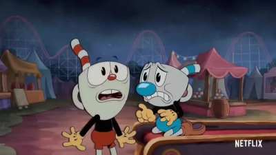 Never set your alarm the same time your watching The Cuphead Show.