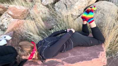 Rainbow Sock Escape Attempt