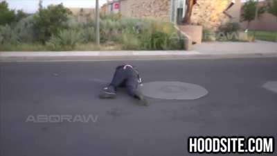 Fight ending with a gun