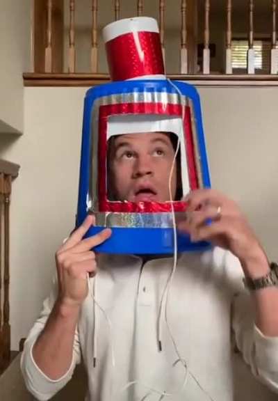 It&rsquo;s like his greatest joy way creating this illusion, that look on his face in the end