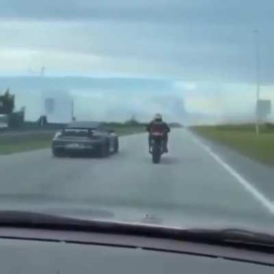 Those first couple of steps where he thinks he can run 80MPH