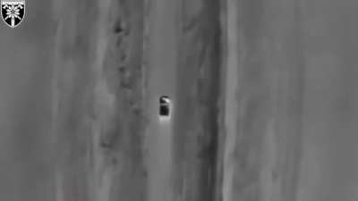 Grenade drop by the 128th brigade on Russians 