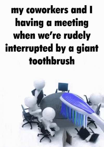 Stupid tooth brush