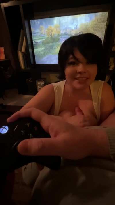 Elden Ring Adult Lets Play: He tried not to cum during a loading screen but couldn&rsquo;t hold it back
