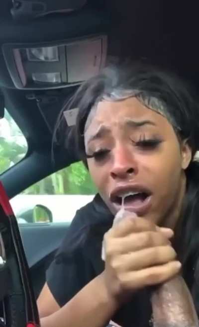 Girl gets a surprise cumshot